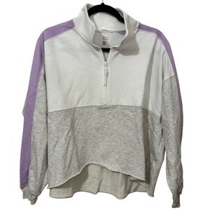 Gilly Hicks Quarter Zip Up Sweater with‎ Stand-Up Collar